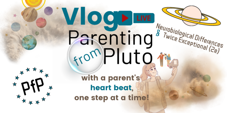 Vlog header for Parenting from Pluto © copyright