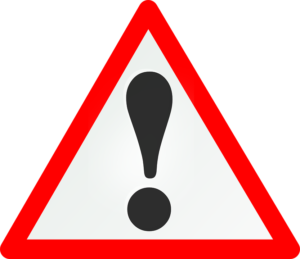 warning-838655_960_720 from Pixabay for Parenting from Pluto. © copyright