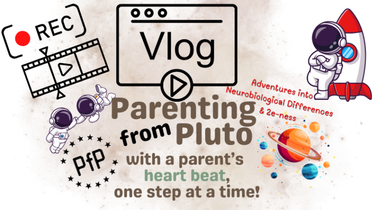 Vlog header for Parenting from Pluto © copyright